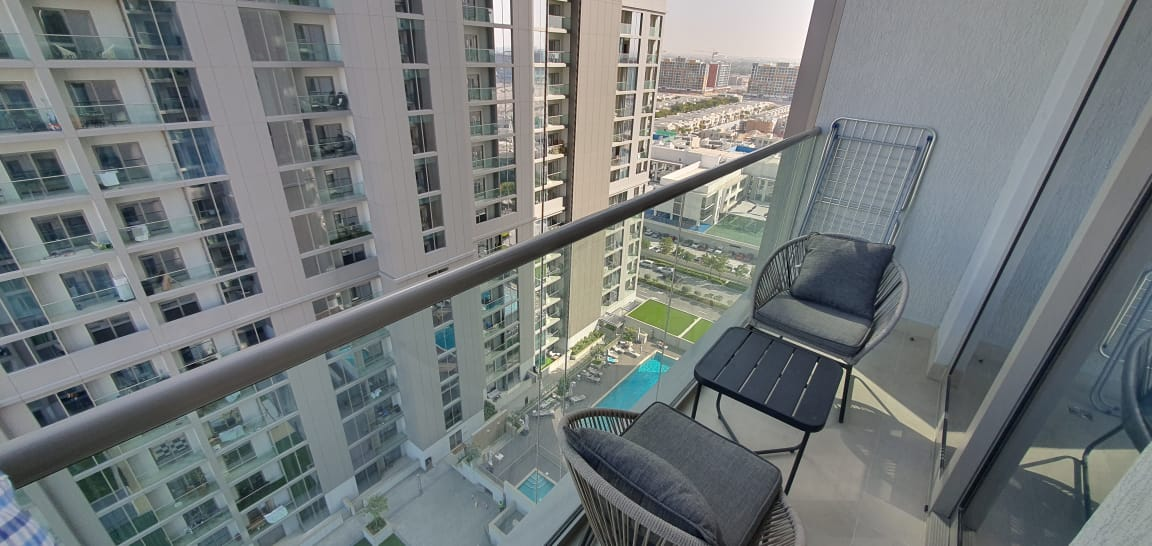 Furnished 1bhk | Downtown Pool view | Chiller free-pic_5